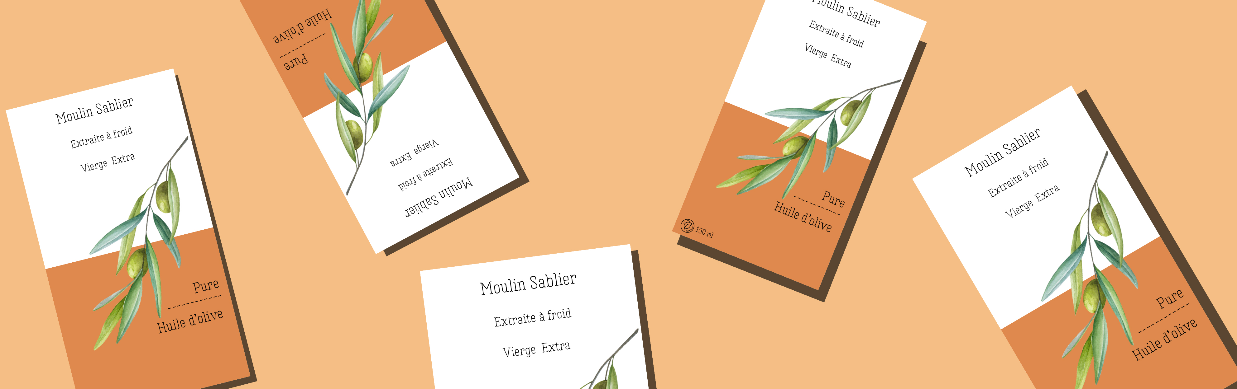 Etiquette huile d olive 