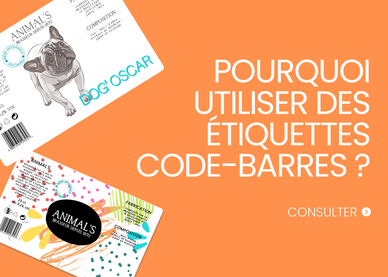 Etiquettes code barre
