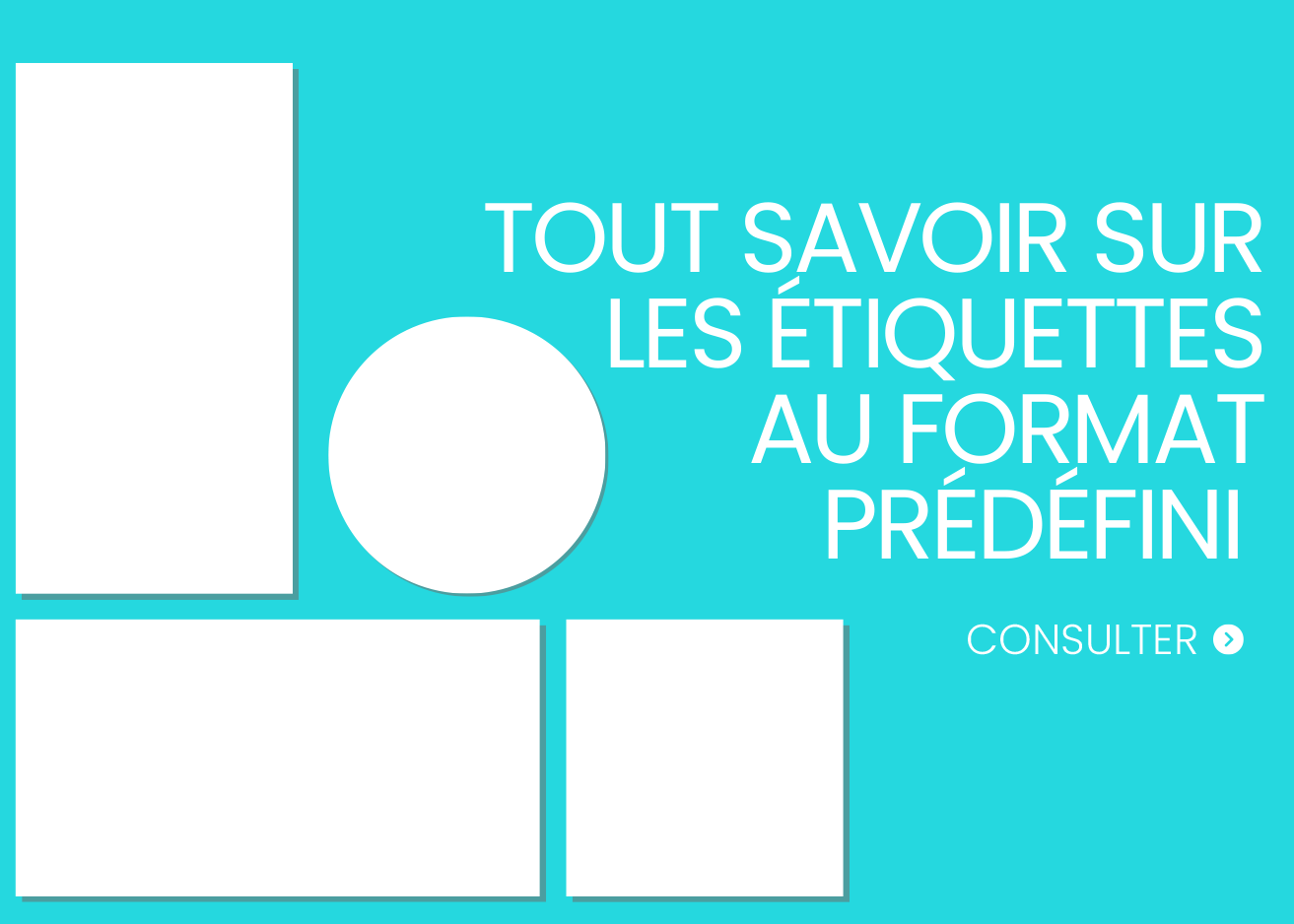 Etiquettes format prédéfinie