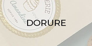 Dorures pour étiquettes adhésives