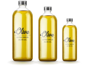 Etiquettes pour bouteilles huiles
