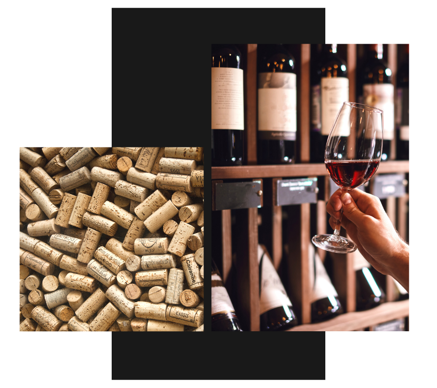 Etiquettes vins personnalisées en planche/rouleau
